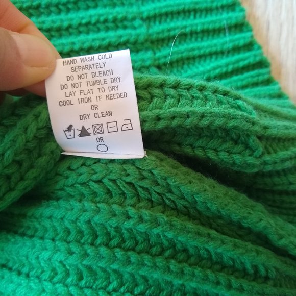 Code x Mode Open Front Dolman Cardigan Solid Green - Picture 10 of 11